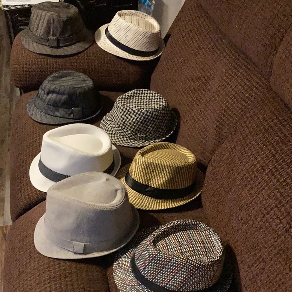 I’m selling these hats for 20 dollars each (8 hats)